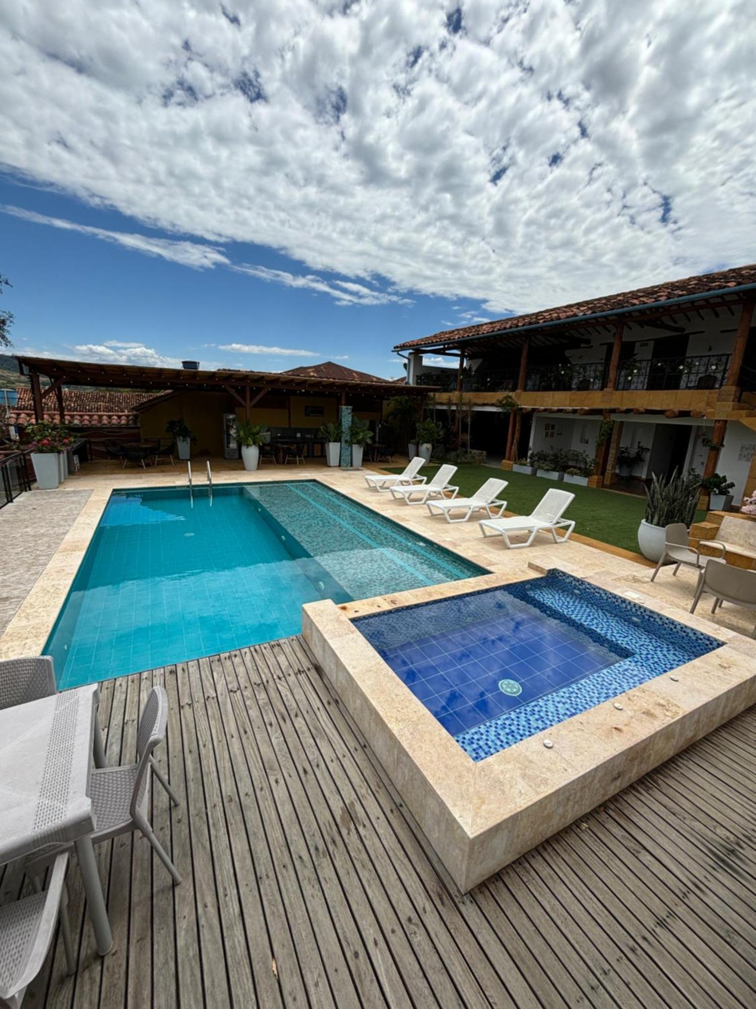 Santa Sofia Casa Boutique Hotel Barichara Bagian luar foto